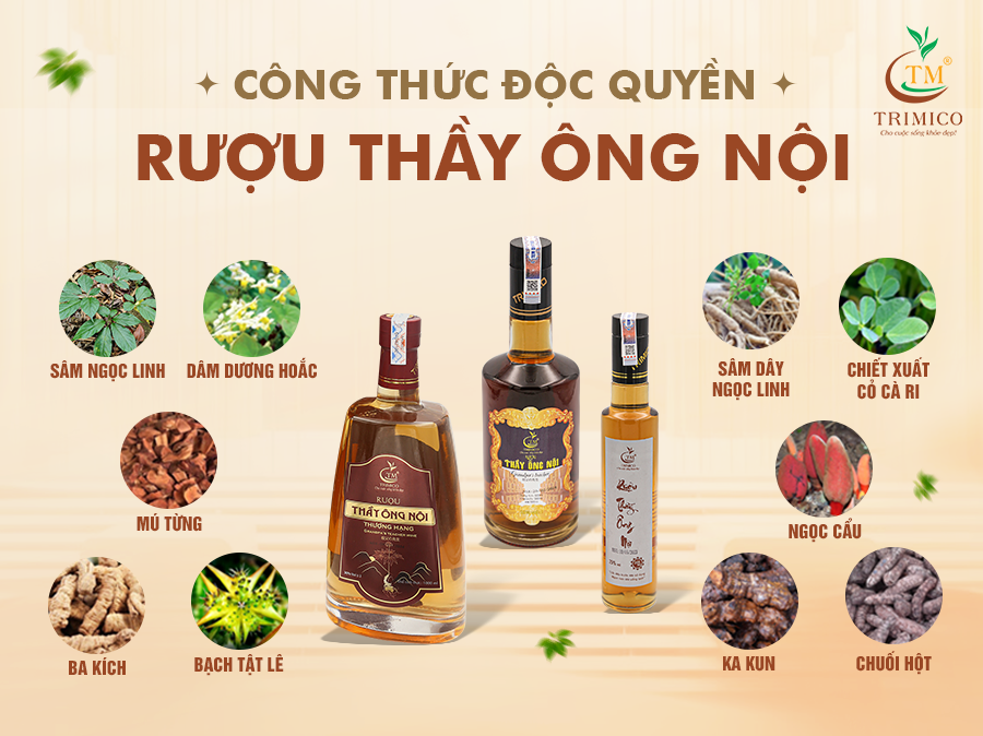 rượu thầy ông nội TRIMICO